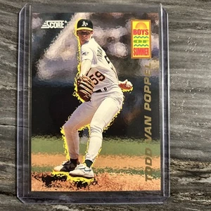 1993 Score Boys of Summer Todd Van Poppel #28 Oakland Athletics - Bild 1 von 2