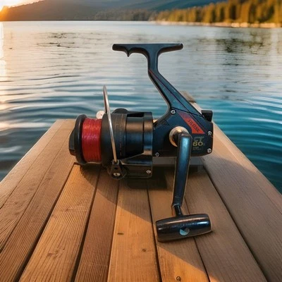 Carrete de pesca giratorio grande de grafito SILSTAR CT 60 B estado de funcionamiento  Foto 1 de 4