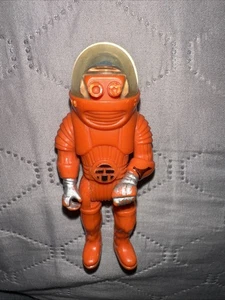 Fisher-Price Adventure People Modellino Astronauta Arancione 3,75" 1981 Sciolto - Foto 1 di 3