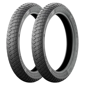 TYRE PAIR MICHELIN 110/80-14 ANAKEE STREET + 3.00-17 ANAKEE STREET DOT22 - Picture 1 of 5