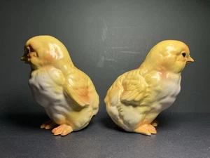 Vintage Lefton gelbe Küken Keramik Figuren - Bild 1 von 7