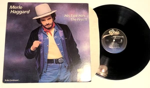 Merle Haggard His Epic Hits The First 11 To Be Continued Lp Willie Nelson  Nm - Picture 1 of 6