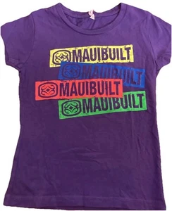 Maui Built Maui Tropix buntes Logo Grafik T-Shirt Mädchen Größe S 5/6 - Bild 1 von 10