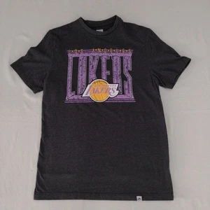 NBA Los Angeles Lakers Hemd Herren Groß Hartholz Classics Grau T-Shirt A11 - Bild 1 von 9