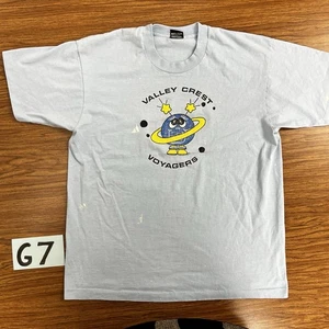 Camiseta De Colección Años 90 Para Hombre XL Valley Crest Voyagers Escuela Utah Individual  - Imagen 1 de 13