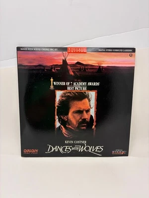 Dances with Wolves LaserDisc 1990 Western Widescreen Edition Orion Home Video - Image 1 of 2