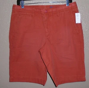 GAP Summer Shorts New Blaze Burnt Orange Men's Size 30 100% Cotton, NWT - Picture 1 of 8