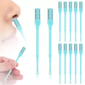 12pcs 2 in 1 Nasal Hair Cutter, 360 Rotating Nose Hair Trimmer for Men Women ... - Picture 1 of 7