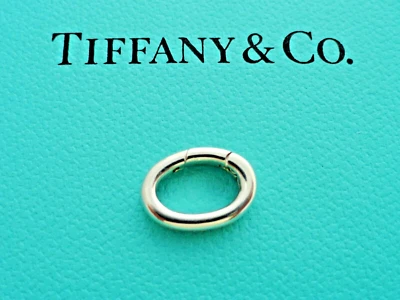 Tiffany & Co. Sterling Silver Oval Jump Spring Ring Clasp for Charm Bracelet - Image 1 of 4