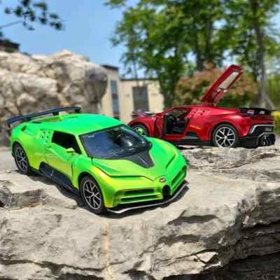 1:32 Bugatti Centodieci Alloy Sports Car Model Diecast Toy Vehicles  Sound Light - Image 1 of 4