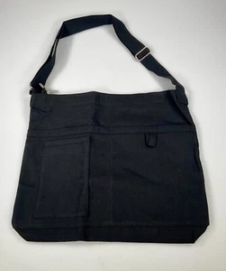 Kehpish 15in x 14in x 3in Black Canvas Tote Bag - with Keychain Holder - Picture 1 of 2