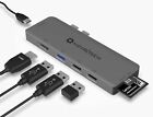 Usb C Hub – Multiport Adapter For Macbook Pro/air – 7 In 2 Usb C Docking Stat...