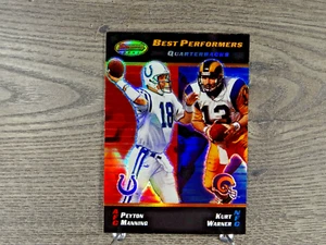 2000 Bowman's Best #100 K.Warner/P.Manning BP - Picture 1 of 2