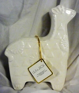 Ceramic White Giraffe Coin Bank From Lila & Jack - Picture 1 of 6