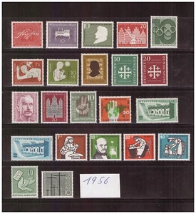 Alemania año 1956 completo Michel nº 227 - 248 nuevo - Imagen 1 de 1