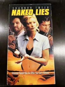 Naked Lies 1998 VHS Shannon Tweed Rare OOP Cult Erotic Action HTF Tested Tape - Picture 1 of 3