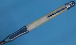 Contour Ballpoint Twist Pen in Chrome with Awabi Abalone Shell MOP - Picture 1 of 7