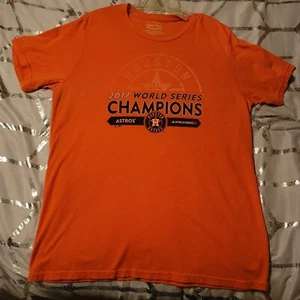 Houston Astros TEE SHIRT, XL, NEW, 2017 World Series Champions Majestic Threads - Picture 1 of 4