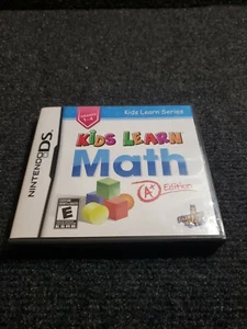Kids Learn Math - A+ Edition Nintendo DS Game Rated E Complete w/ Manual - Picture 1 of 3