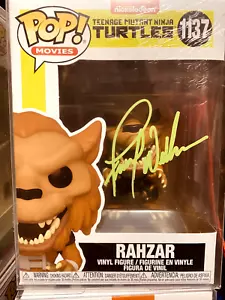 FRANK WELKER SIGNED RAHZAR TEENAGE MUTANT NINJA TURTLES FUNKO POP FIGURE OC: COA - Picture 1 of 8