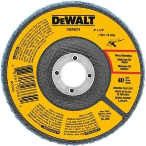 DeWalt 4 in. D X 5/8 in. Zirconia Type 29 Flap Disc 40 Grit - Picture 1 of 1