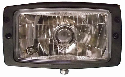 1 Hauptscheinwerfer H4 12/24V Scheinwerfer Traktor + Birnen - Bild 1 von 4