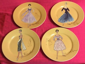 Set of 4 Dessert/Salad Plates by Rosanna French Fashion 8" Round Storage Box - Picture 1 of 9