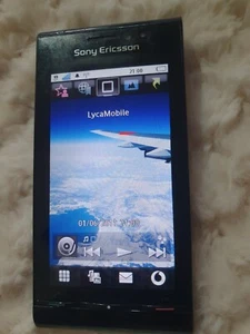 Sony Ericsson Satio schwarz Handy FUNKTIONIERT ENTSPERRT - Bild 1 von 14