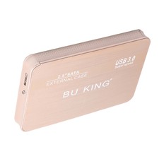 KING 2.5 '' USB3.0 SATA 320G External Hard Drive SSD Casing Casing Golden