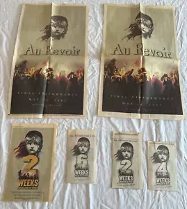 Les Miserables ORIGINAL Broadway Abschluss Musical Zeitungsanzeigen (SEHR SELTEN) - Bild 1 von 1