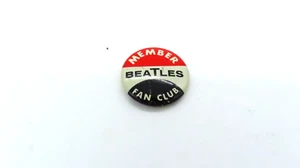 Vintage Beatles Member Fan Club Pin Pinback Green Duck Seltaeb USA 1964 Marked - Picture 1 of 13