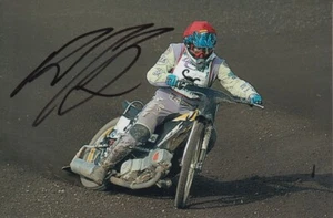 PAUL COOPER HAND SIGNED 6X4 PHOTO SCUNTHORPE SPEEDWAY AUTOGRAPH - Picture 1 of 1