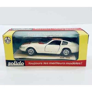 Vtg Solido Ferrari Daytona Le Mans Thompson White 1:43 Diecast Car #16 - Picture 1 of 13