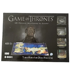 Game of Thrones 4D Puzzle of Westeros and Essos 891Pieces NEW - Picture 1 of 4