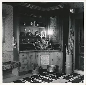 Ph. Paul Coze - SUÈDE c.1935 - Intérieur de Maison Leksand Dalécarlie - Div 7797 - Imagen 1 de 2