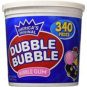 PREMIUM PACK - Dubble Bubble Gum, 53.9 Ounce - 340 Count Bucket - Picture 1 of 1