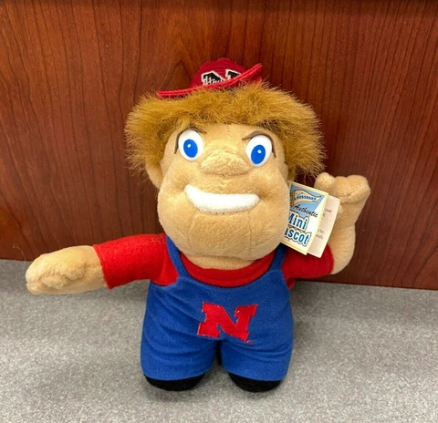 Nebraska Cornhusker Football Herbie Husker 8" Stuffed Plush Mini Mascot Huskers Cover