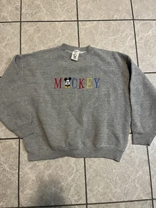 Vintage Mickey Mouse Youth/kids sizeXL Pullover Sweatshirt  - Picture 1 of 7