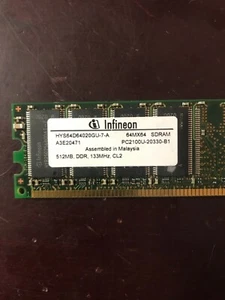 Infineon HYS64D64020GU-7-A 512MB RAM - Picture 1 of 2