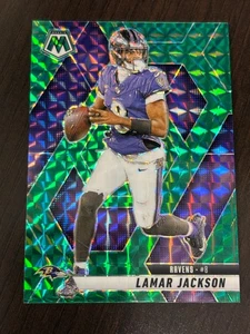 Lamar Jackson 2025 Panini Mosaic Green - Baltimore Ravens - Foto 1 di 2