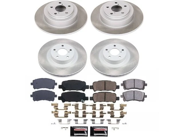 Front and Rear Brake Pad and Rotor Kit For 01-02 Subaru Legacy Outback GT WJ76B5 Foto 1 de 1