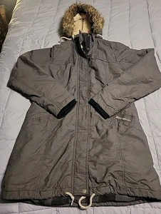 EDDIE BAUER WeatherEdge Jacket Mens Small Hooded Waterproof Parka WINTER Coat  - Picture 1 of 12