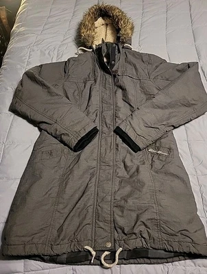 EDDIE BAUER WeatherEdge Jacket Mens Small Hooded Waterproof Parka WINTER Coat  - Image 1 of 4