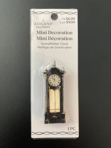 ASHLAND HALLOWEEN MINIATURE OROLOGIO NONNO ~ NUOVO IN CONFEZIONE 2025 - Foto 1 di 2