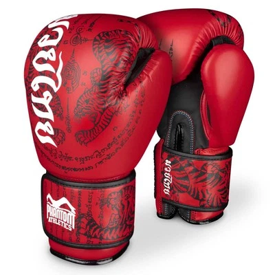 PHANTOM Profi Boxhandschuhe APEX MUAY THAI |K1 Kick Thai Boxen MMA Profi Rot - Bild 1 von 4