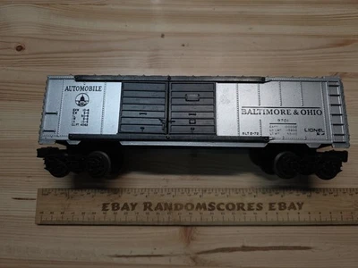 Lionel 6-9701 O-27 Gauge B&O Double Door Automobile Boxcar Auto Parts No Box - Image 1 of 4