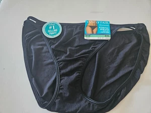 Vanity Fiar Illumination schwarzer String-Bikini Größe 8/XL BRANDNEU KOSTENLOSER VERSAND - Bild 1 von 5