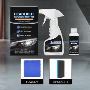 Automotive Headlamp Restoration Fluid Kit - Picture 1 of 19