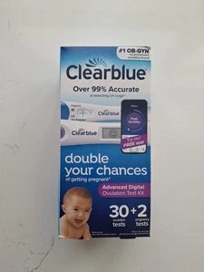 Clearblue Advanced Digital Ovulation Test Kit - 30 Test Ovulazione + 2vprwgnancy - Foto 1 di 4