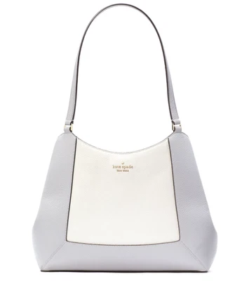 Nuevo Bolso de Hombro Kate Spade Lena Grande Triple Compartimento Gris Montaña Multi Foto 1 de 4